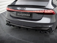 Load image into Gallery viewer, Maxton Design - REAR VALANCE + EXHAUST ENDS IMITATION AUDI A7 C8 S-LINE (2017-)