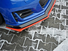 Load image into Gallery viewer, Maxton Design - Front Splitter V.5 Subaru BRZ Mk1 Facelift (BLACK AND RED)