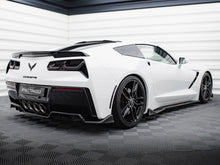 Load image into Gallery viewer, Maxton Design - Central Rear Splitter (Vertical Bars) + Rear Side Splitters Chevrolet Corvette C7