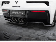 Load image into Gallery viewer, Maxton Design - Central Rear Splitter (Vertical Bars) + Rear Side Splitters Chevrolet Corvette C7