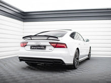 Load image into Gallery viewer, Maxton Design - CENTRAL REAR SPLITTER AUDI A7 S-LINE (FACELIFT) (WITH VERTICAL BARS) (2014-2018)