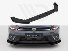 Load image into Gallery viewer, Maxton Design - Street PRO Front Splitter + Flaps Volkswagen Polo GTI Mk6 Facelift