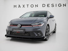 Load image into Gallery viewer, Maxton Design - Street PRO Front Splitter + Flaps Volkswagen Polo GTI Mk6 Facelift