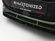 Load image into Gallery viewer, Maxton Design - Street PRO Front Splitter Audi S3 Sportback / A3 S-Line Sportback 8Y Facelift