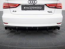 Load image into Gallery viewer, Maxton Design - Rear Valance Audi A3 Sedan 8V Facelift (Version with single exhaust tips on both sides)