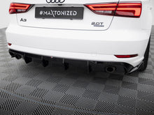 Load image into Gallery viewer, Maxton Design - Rear Valance Audi A3 Sedan 8V Facelift (Version with single exhaust tips on both sides)