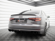 Load image into Gallery viewer, Maxton Design - Rear Valance Audi A4 S-Line B9 (Version with single exhaust tips on both sides)