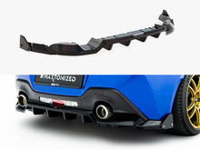 Load image into Gallery viewer, Maxton Design - Central Rear Splitter (Vertical Bars) V.1 + Flaps Subaru BRZ Mk2