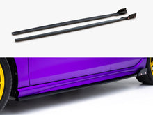 Load image into Gallery viewer, Maxton Design - Side Skirts Diffusers V.2 + Flaps Volkswagen Golf R Mk8 Facelift