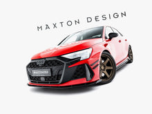 Load image into Gallery viewer, Maxton Design - Street PRO Front Splitter + Flaps Audi RS3 Sedan 8Y Facelift
