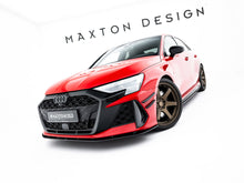 Load image into Gallery viewer, Maxton Design - Street PRO Front Splitter Audi RS3 Sedan 8Y Facelift