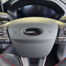 Load image into Gallery viewer, Oval Badge Vinyl Wrap Covers (Pair) + Steering wheel