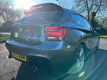Load image into Gallery viewer, BMW 1 Series F20 F21 M135i Rear Diffuser 2011-2015 Pre LCI, Gloss Black Dual Exit OEM Style Rear Bumper Valance