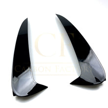 Load image into Gallery viewer, Gloss Black Rear Bumper Trims for Mercedes Benz W205 C Class Coupe 15-21