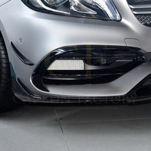 Load image into Gallery viewer, AMG Gloss Black Canards Winglets Splitter (9 Pieces) for Mercedes Benz W176 A Class 16-18