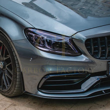 Load image into Gallery viewer, Brabus Style Gloss Black Front Splitter for Mercedes Benz W205 C63 15-22
