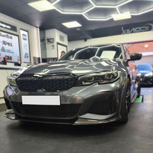 Load image into Gallery viewer, 3D Style Carbon Fibre Front Splitter for BMW G20 G21 3 Series Pre-LCI M Sport 19-22