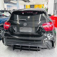 Load image into Gallery viewer, V Style Gloss Black Rear Diffuser for Mercedes Benz W176 A45 13-18