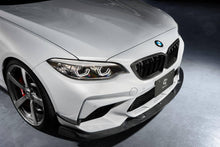 Load image into Gallery viewer, Genuine 3DDesign Carbon Fibre Front Bumper Attachments for BMW M2 Competition F87 (2018-2021) - Carbon Fiber OEM+ Front Aero Add-Ons