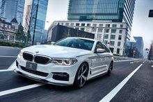 Load image into Gallery viewer, 3DDesign Carbon Fibre (Carbon Fiber) Front Splitter / Front Lip Spoiler for BMW 5 Series M Sport G30 G31 (2017-2019 Pre-LCI, Saloon & Touring)