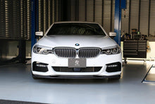 Load image into Gallery viewer, 3DDesign Carbon Fibre (Carbon Fiber) Front Splitter / Front Lip Spoiler for BMW 5 Series M Sport G30 G31 (2017-2019 Pre-LCI, Saloon & Touring)