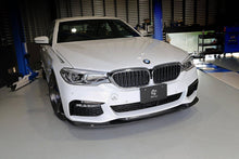 Load image into Gallery viewer, 3DDesign Carbon Fibre (Carbon Fiber) Front Splitter / Front Lip Spoiler for BMW 5 Series M Sport G30 G31 (2017-2019 Pre-LCI, Saloon & Touring)