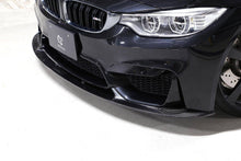 Load image into Gallery viewer, Genuine 3DDesign Carbon Fibre Front Splitter / Front Lip for BMW M3 F80 (2014-2019) & M4 F82 F83 (2014-2020) | F8X Carbon Front Lip Spoiler