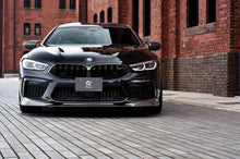 Load image into Gallery viewer, 3DDesign Pre-Preg Carbon Fibre Front Splitter / Front Lip Spoiler for BMW M8 & M8 Competition (2019+, F91 F92 F93) – 2x2 Twill, OEM-Plus Fit, Coupe/Convertible/Gran Coupe