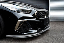 Load image into Gallery viewer, 3DDesign Carbon Fibre Front Under Splitters (CFRP Lip Extensions) for BMW Z4 G29 2019-2024 - Pair - Fits M40i & M Sport - Add-On for 3DDesign Front Splitter