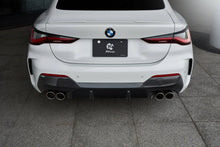 Load image into Gallery viewer, 3DDesign Carbon Fibre Rear Diffuser for BMW 4 Series G22 Coupe & G23 Convertible (2020+) - M Sport, M440i OEM Exhaust Compatible, CFRP 2x2 Weave
