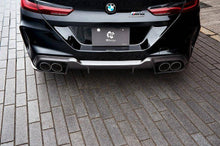 Load image into Gallery viewer, 3DDesign Carbon Fibre/Carbon Fiber Rear Diffuser for BMW M8 & M8 Competition (2019+, F91 F92 F93) Coupe, Convertible & Gran Coupe – Pre-Preg 2x2 Twill, OEM Fit – Optional F93 Under Splitters