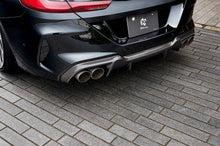 Load image into Gallery viewer, 3DDesign Carbon Fibre/Carbon Fiber Rear Diffuser for BMW M8 & M8 Competition (2019+, F91 F92 F93) Coupe, Convertible & Gran Coupe – Pre-Preg 2x2 Twill, OEM Fit – Optional F93 Under Splitters