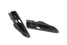 Load image into Gallery viewer, 3DDesign Carbon Fibre Side Fender Trim for BMW M5 F90 (2017-2023) - Gloss Carbon Side Vent/Gill Garnish - Fits M5 & M5 Competition