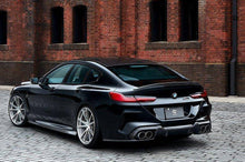 Load image into Gallery viewer, 3DDesign Pre-Preg Carbon Fibre Side Skirt Extensions for BMW 8 Series Gran Coupe G16 (M Sport) & M8 Gran Coupe F93 2019+ | 2x2 Twill OEM-Plus Aero