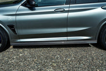 Load image into Gallery viewer, 3DDesign Carbon Fibre Side Skirts / Side Skirt Extensions (CFRP 2x2 Twill) for BMW X3M F97 & X4M F98 2019+ - Pair with Hardware, OEM+ Fit