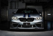 Load image into Gallery viewer, Genuine 3DDesign Carbon Fibre & GFRP Front Bumper for BMW M2 F87 (2015-2018) - Pre-Preg 2x2 Weave, OEM Fit, Motorsport Style