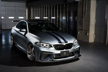 Load image into Gallery viewer, Genuine 3DDesign Carbon Fibre & GFRP Front Bumper for BMW M2 F87 (2015-2018) - Pre-Preg 2x2 Weave, OEM Fit, Motorsport Style