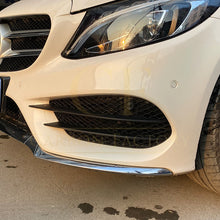 Load image into Gallery viewer, Gloss Black Front Bumper Side Grille for Mercedes Benz W205 C Class 15-18