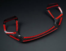 Load image into Gallery viewer, Car Enhancements UK - Real Carbon Fibre Steering Wheel Trim (Top/Buttons Only) Fiesta MK8/8.5 | Focus MK4/4.5 | Puma MK2 | Kuga MK3/3.5 | Transit Custom