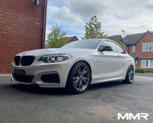 Load image into Gallery viewer, MMR Performance Stance Kit for BMW 1 Series/2 Series M140i M240i M135i M235i (F2x F20 F21 F22 F23) – Lowering Springs, 12mm/15mm Hubcentric Wheel Spacers & Extended Black Wheel Bolts