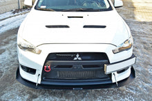 Load image into Gallery viewer, Maxton Design - FRONT RACING SPLITTER V.1 MITSUBISHI LANCER EVO X (2007-2015)