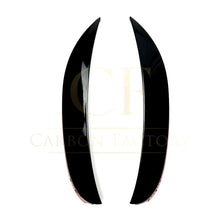 Load image into Gallery viewer, Gloss Black Front Canards (Short) for Mercedes Benz W205 C Class 19-21