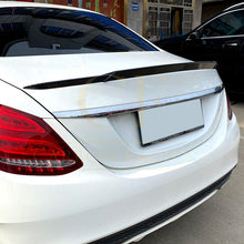 Load image into Gallery viewer, Brabus Style Gloss Black Boot Spoiler for Mercedes Benz W205 C Class Saloon 15-21