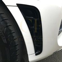 Load image into Gallery viewer, Gloss Black Front Bumper Trims for Mercedes Benz W205 C Class 19-21