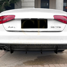 Load image into Gallery viewer, PSM Style Gloss Black Rear Diffuser for Audi B8.5 A4 S Line 13-15