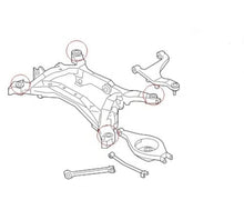 Load image into Gallery viewer, Nissan 350Z (2002-2009) Rear Subframe Bushes