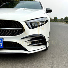 Load image into Gallery viewer, LP Style Gloss Black Front Canards for Mercedes Benz W177 A Class AMG & A35 18-22