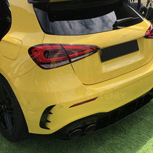 Load image into Gallery viewer, Gloss Black Rear Bumper Trims for Mercedes Benz W177 A Class Hatchback 18-25