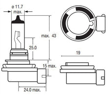 Load image into Gallery viewer, IllumiNite H8 35W Ice White Halogen Fog & Cornering Light Bulbs – 6500K (708 | PGJ19-1)