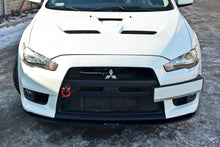 Load image into Gallery viewer, Maxton Design - FRONT RACING SPLITTER V.3 MITSUBISHI LANCER EVO X (2005-2017)
